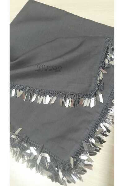 Papatyam 100*100 cm Reyyan Cotton Sequin Work Handcrafted Crochet Writing//Crochet Embroidered Yemeni/Handcrafted Dowry