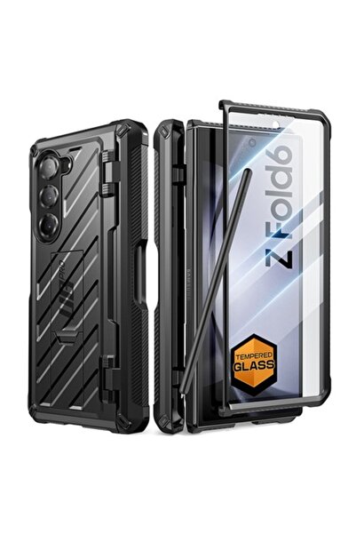 Supcase Carcasă pentru Samsung Galaxy Z Fold6, Unicorn Beetle Pro O38, Policarbonat, Negru