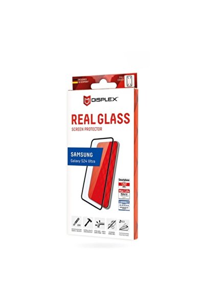 Displex Screen protector for Samsung Galaxy S24 Ultra, Real Glass Full Cover,...