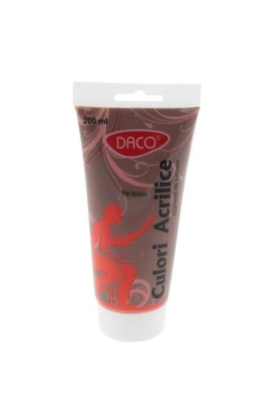 Daco Vopsea Acril Rosu Vermilion, 200 ml