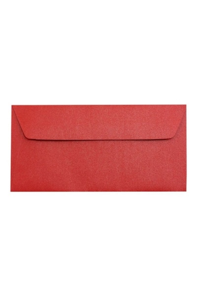 Daco Red DL Envelopes DACO, 25 pcs/set, 110x220 mm, 120 g/m², with Silicone Flap