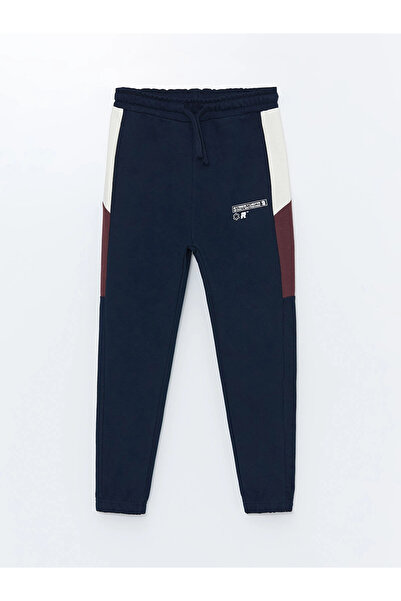 LC Waikiki Lcw Kids Navy Blue Elastic Waist Boy's Jogger Sweatpants