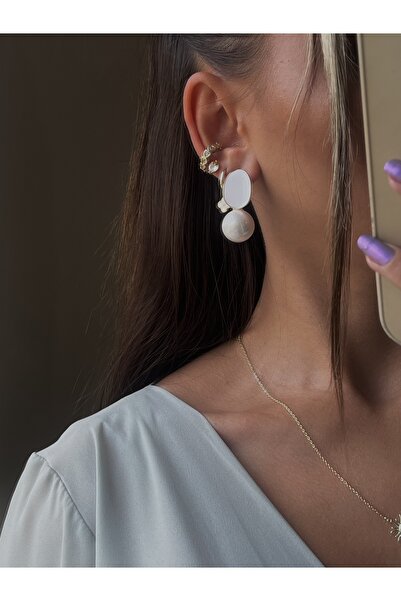 RENGARENG İnci Küpe