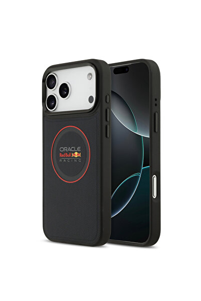 Red Bull iPhone 17 Pro Max Kılıf Uyumlu Lisanslı M-safeli Kırmızı Halka ve Lo...