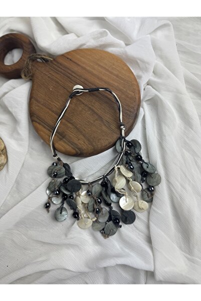 SEDEF TAKI taşlı bohem kolye