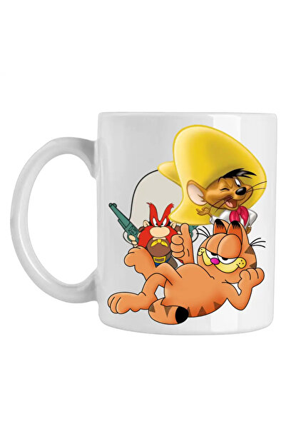 OEM Mug Speedy Gonzales Garfield Yosemite Sam Drawings