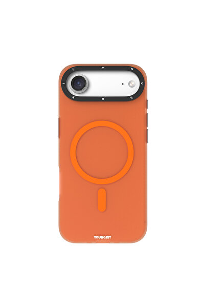 Youngkit iPhone 17 Air Uyumlu Kılıf M-safe Şarj Özellikli Hidden Sand Serisi ...