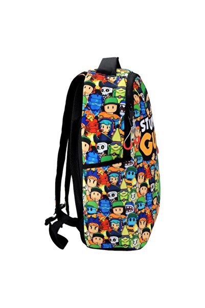 Stumble Guys Backpack with Laptop Compartment, Adjustable Straps, Padded Back, 46x30x14 cm