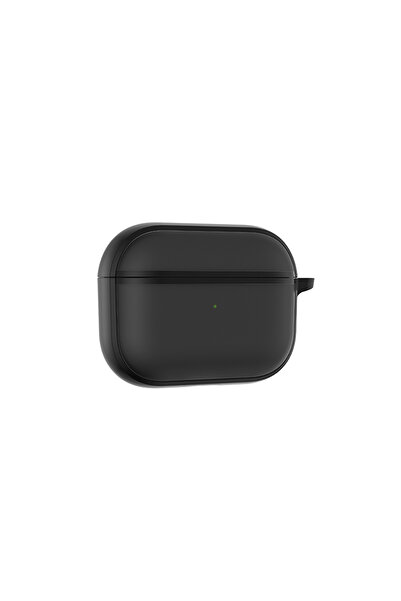 Benks Airpods Pro 3 Uyumlu Kılıf Mist Protective Sert Pürüzsüz Kılıf Siyah