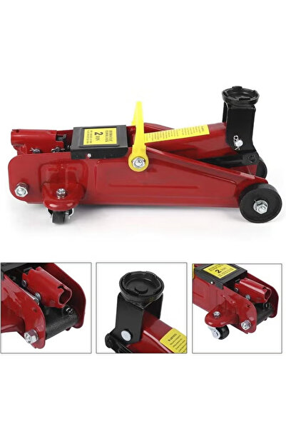 Cady One جاك رافعة سيارة أرضية هيدروليكية حمولة 2 طن مزودة بحقيبة لسهولة الحم...