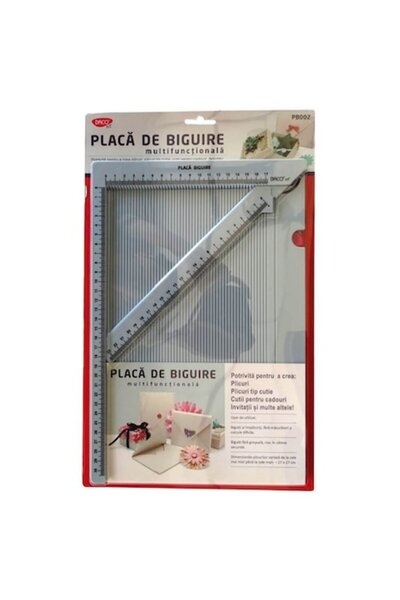 Daco Placa Biguire si Cutit Biguire, 30.5x17 cm, Plastic, Albastru