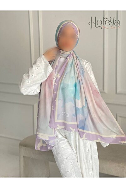 Hejab Fashion طرحة شيفون كريب, 200x75