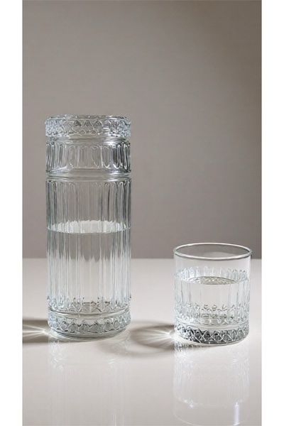 ZÜRİH COLLECTİON BAŞÜSTÜ SÜRAHİ-6 PARÇA KRİSTAL KÜÇÜK SUBARDAĞI