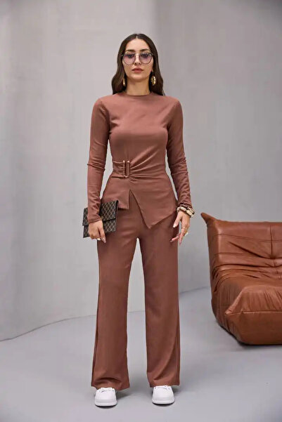 cemo YANDAN TOKALI GENİŞ PAÇA TAKIM