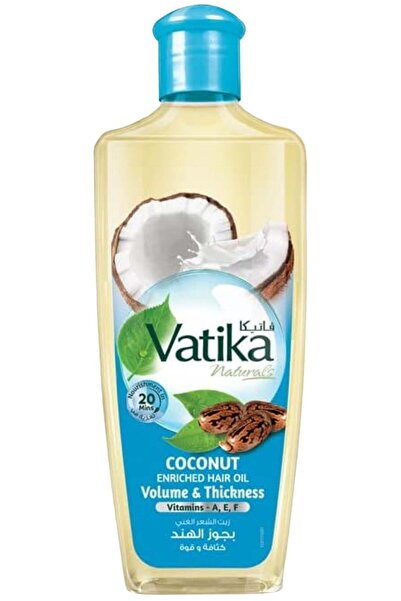 Vatika زيت شعر غني بجوز الهند لزيادة الحجم والسمك 200 مل