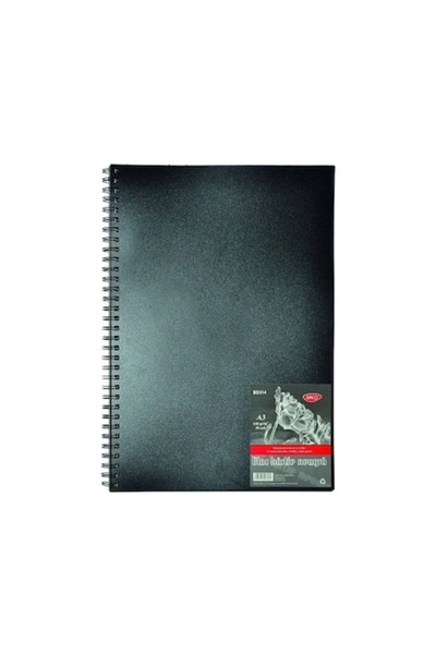 Daco Bloc de desen din hârtie neagră A3, 30 de coli, 140 g/m² -