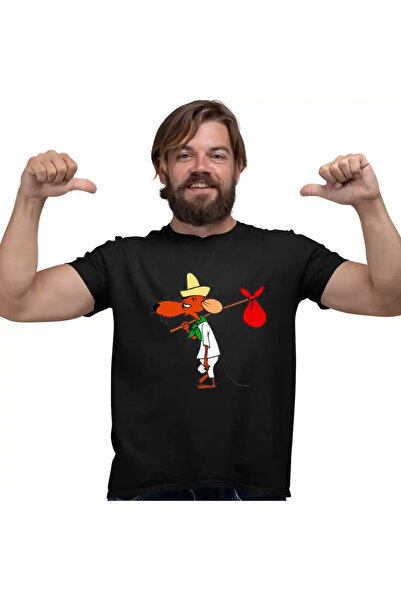 OEM Ανδρικό T-shirt Slowpoke Rodriguez Speedy Gonzales Looney