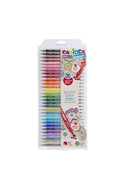 CARIOCA Set of 30 Multicolor Dual-Tip Markers Birello