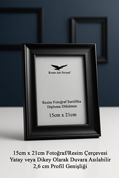 Raven Art Studio Piramida 15cm x 21cm Poza Fotografie Document Poster Ramă pentru documente din plexiglas protejat, rezistent la spargere