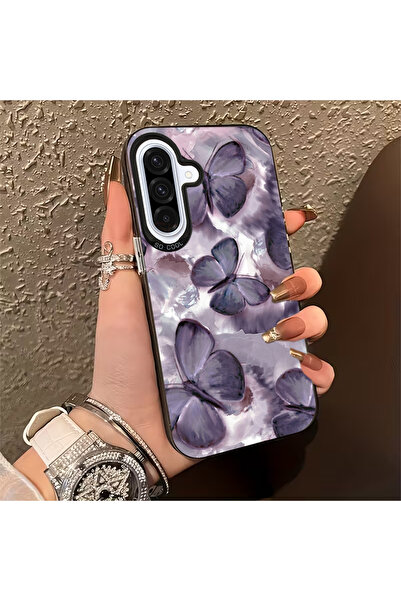 Caseji Samsung Galaxy A36-A56 Uyumlu Kelebek Lüx Telefon Kılıfı MK01A