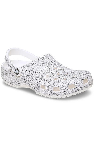 Crocs Classic Clog Benekli Beyaz Unisex Terlik