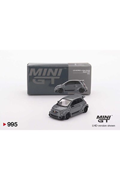 mini gt 1:64 Fiat Abarth 595 Lb-Works X Abas Works Grey (Mgt00995-L) |   Model Car