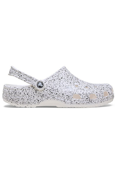 Crocs Classic Clog Benekli Beyaz Unisex Terlik