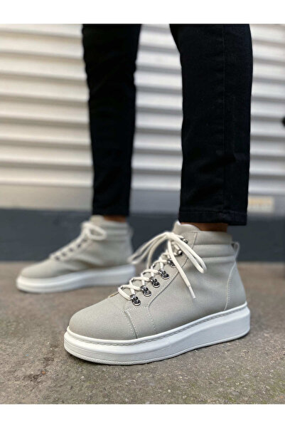 Baybonza Jy206 Ottawa Lace-Up Orthopedic Sole Suede Men's Sports Boots Sbt - Gray