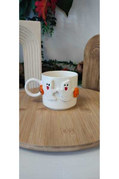 AYLEFE HOBBY Handmade Ceramic Halloween Mug