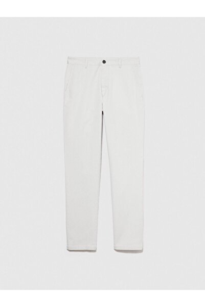 Sisley Men's Stretch Cotton Belt Hole Slim Fit Pants 324P4Aihsf021-Sis205