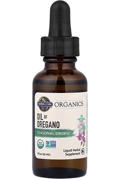 GARDEN OF LIFE mykind Organics Oil of Oregano Seasonal Drops 1 fl oz (30 mL)