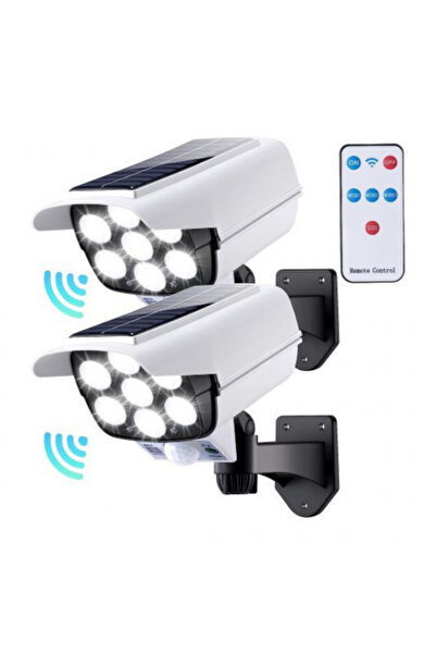 Otto Solar LED Lamps - Fake Surveillance Camera Style, Motion Sensor, Remote