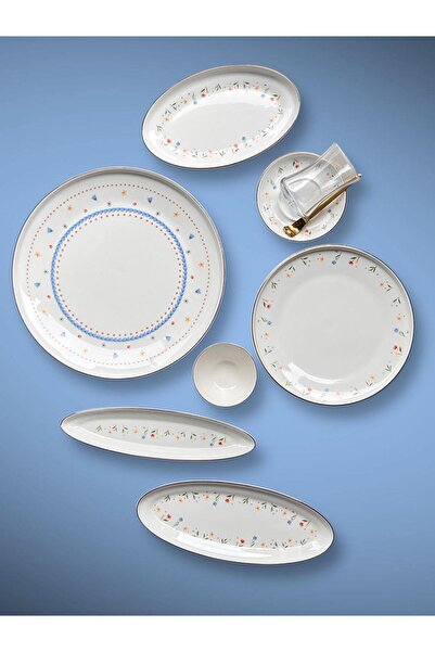 ROSSEV Kahvaltı Takımı Spring 37 Parça 6 Kişilik