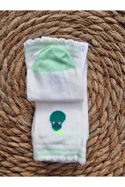 LİA Underwear Avocado Patterned Cotton 3-Piece Children's Socks