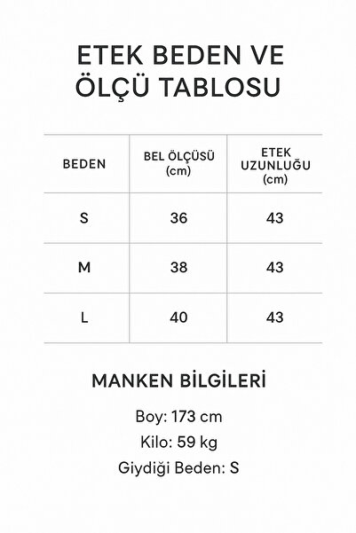 asfamoda Kadın Siyah Çizgili Astarlı Şortlu Kemerli Pileli Kışlık Mini Etek