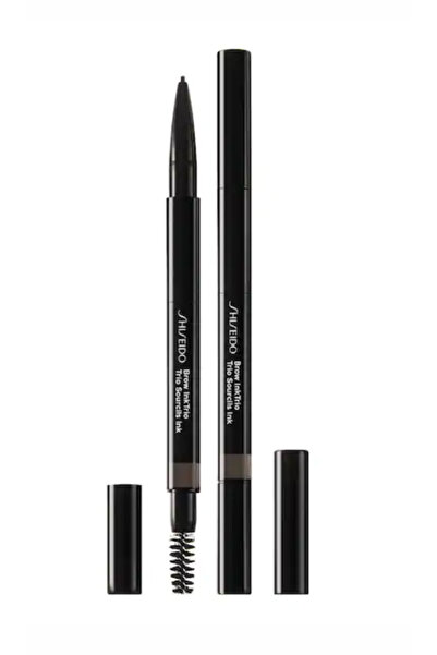Shiseido Brow Ink Trio, Creion cremă și pensulă pentru sprâncene 2 în 1, 03, ...