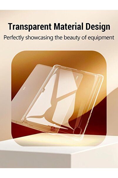 Nezih Case Samsung Galaxy S11 (X730) 11.0 İnç Uyumlu Köşe Korumalı Nitro Şeffaf Tablet Kılıfı