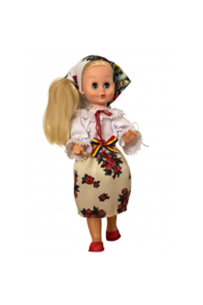 Aradeanca Papusi Papusa Aradeanca - Costum traditional - Blonda - 38 cm - 00883-10