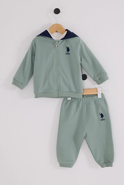 U.S. Polo Assn. U.S. Polo Assn. Boys' 3-Piece Set - Green