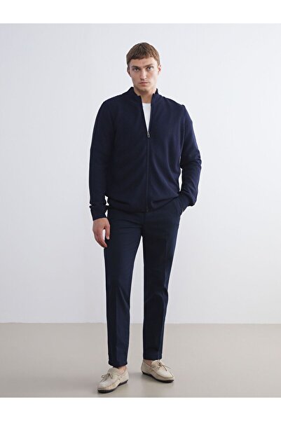 LC Waikiki SOUTHBLUE Standart Kalıp Dik Yaka Erkek Triko Hırka