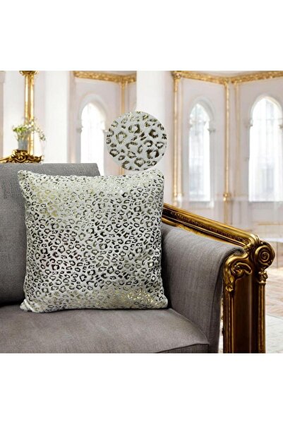 DECORA CASA HOME COLLECTİON Husă de pernă decorativă din puf moale de iepure 45x45