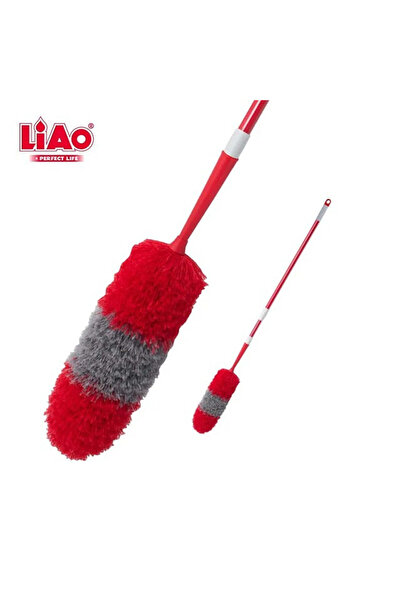 liao E130019 منفضة غبار تلسكوبية من الألياف الدقيقة، عبوة من 6 قطع - رأس 38 سم، قابلة للتمديد والانحناء من 60 إلى 105 سم