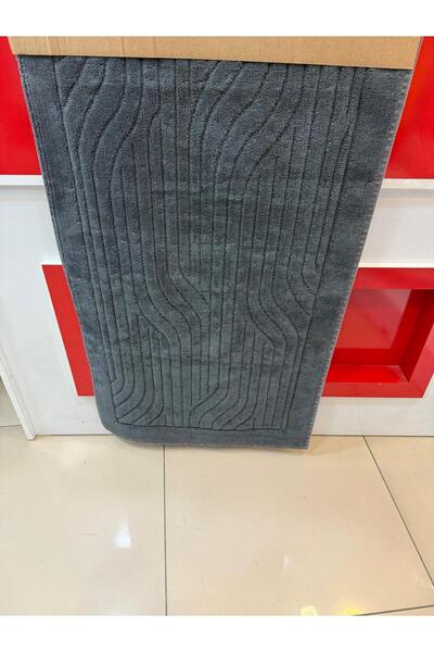 Çapa Home 2 PARÇA GÜNLÜK ÇEYİZLİK PREMİUM KALİTE YIKANILABİLİR PANYO HALISI & KLOZET TAKIMI SET 60x100/50X60