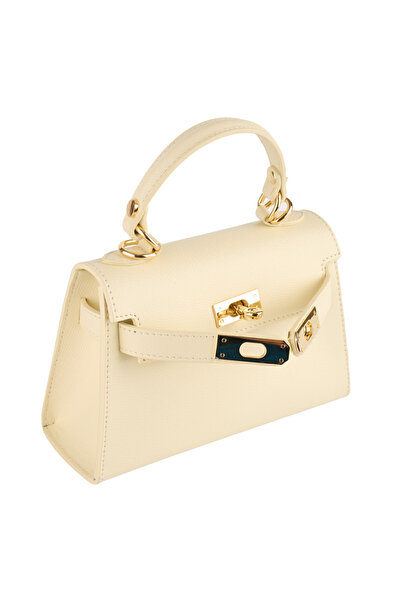 AZZURA Pixie bag in 100% leather, cream (8234)
