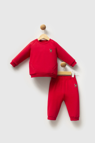 U.S. Polo Assn. U.S. Polo Assn. Boy's 2-Piece Set - Red