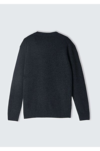 Sisley Ανδρικό πουλόβερ από μαλλί με κανονική εφαρμογή με λαιμόκοψη 324A1244S102F-SIS508