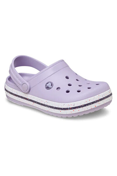 Crocs Crocband Clog K Benekli Bantlı Lila Çocuk Terlik