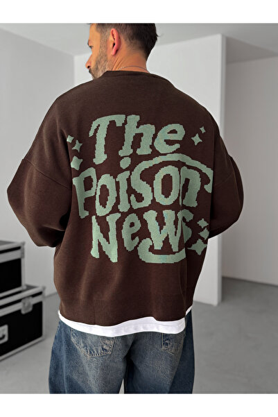 BYBASICMAN Coffee Poison Knitted Sweatshirt Jj-167