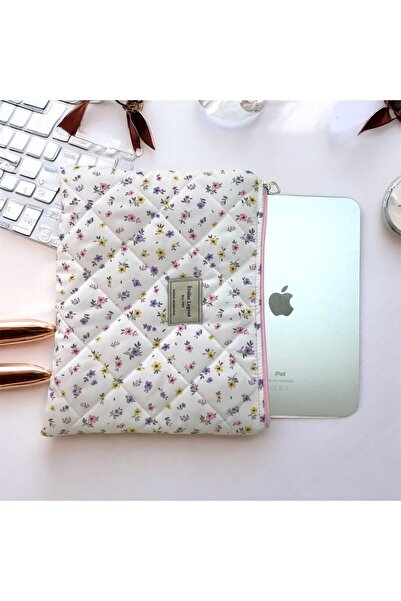 etoiles legend Tiny Crispy Flower Pattern Tablet Bag 11 Inch 12 Inch Compatible
