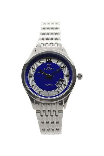 Olivera ساعة نسائية كاجوال من الفولاذ المقاوم للصدأ بسوار تناظري OL5029